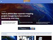 Tablet Screenshot of connectedafrica.com